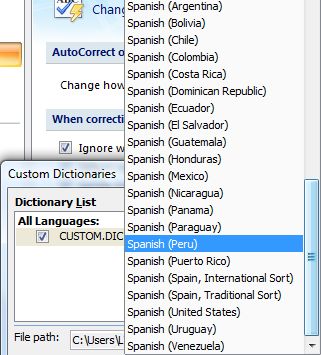 The differences between Spanish in Spain and Latin America