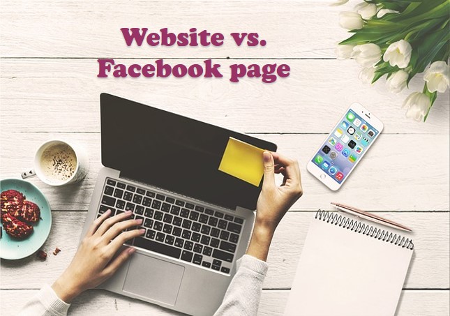 web vs facebook page